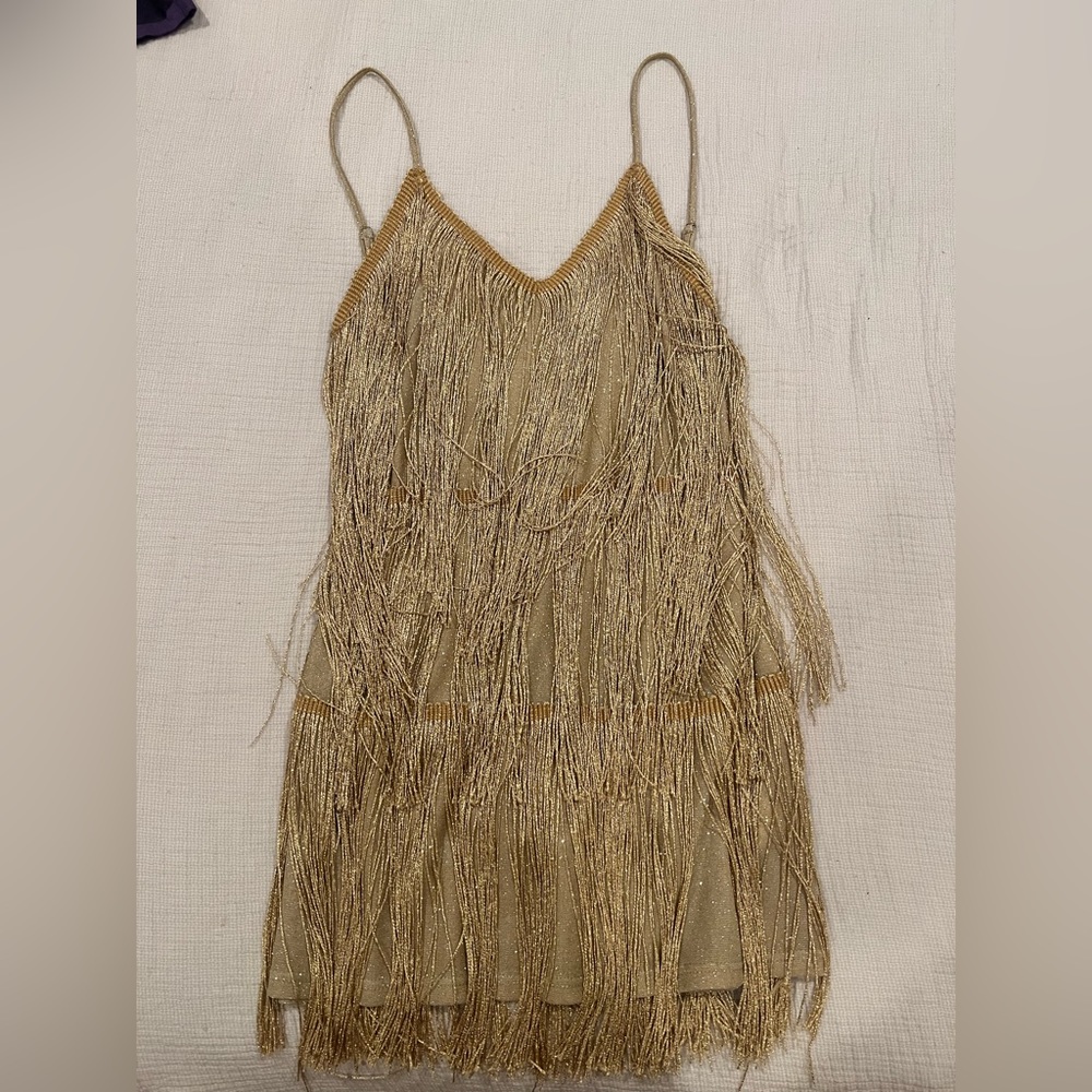 Gold Flapper Dress